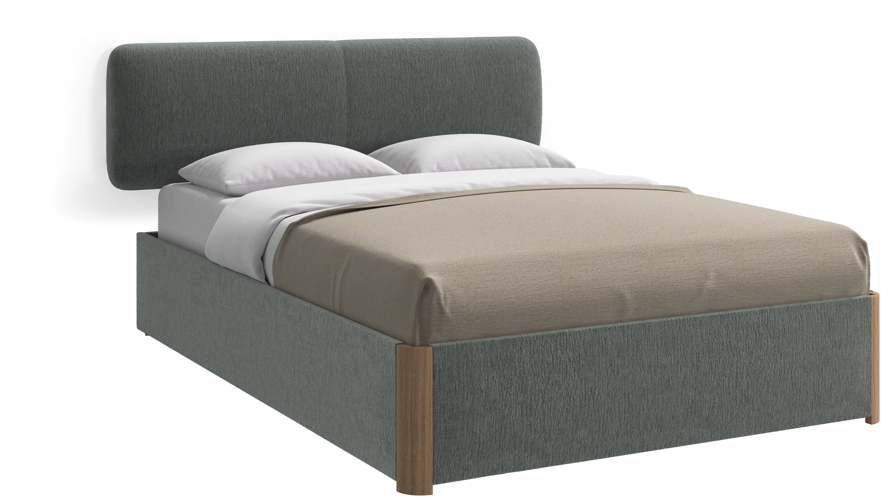 収納付きデザイナーベッド | コレクションはこちら - グリーン | ボー